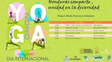 Agenda de actividades para este 20 de junio.