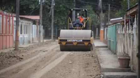 Así lucen ahora los pasajes de las diferentes colonias de La Lima luego de los daños causados por las tormentas.