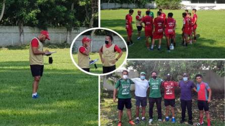 Emil Martínez ya se puso manos a las obras y ha empezado los trabajos como nuevo miembro del cuerpo técnico del Marathón. Así ha sido su primer día. Fue bien recibido.