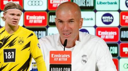 Zidane asegura que no piensa en Haaland.