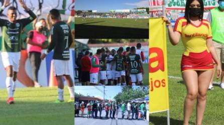 Marathón venció 2-0 al Motagua en un vibrante clásico que abrió la jornada 3. En el estadio se vivió una gran fiesta deportiva en donde las bellas chicas robaron suspiros; además los verdes salieron felices por el resultado. Fotos Moisés Valenzuela y CD Marathón.