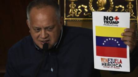 Diosdado Cabello, uno de los hombres fuertes del Gobierno de Nicolás Maduro y presidente de la Asamblea Nacional.