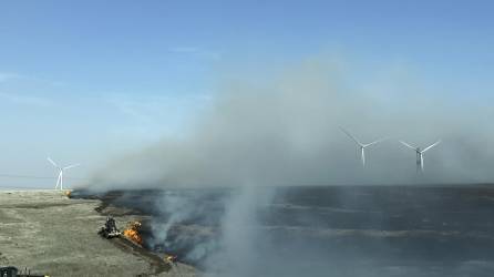 Los incendios forestales del norte de Texas han consumido cientos de hectáreas en los últimos días.