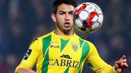 Jonathan Rubio jugó 32 partidos con el CD Tondela en su primera campaña.