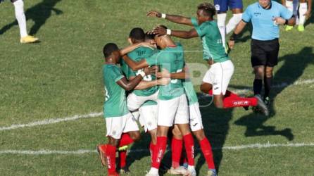 El Marathón se impone al Olimpia en la ida de la final de grupos del Torneo Apertura 2020. Foto Neptalí Romero