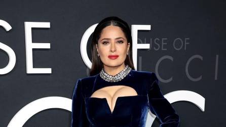 La actriz y productora mexicana Salma Hayek.