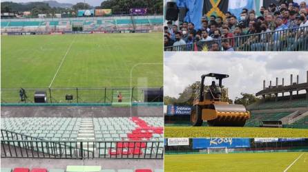 Concacaf dio el visto bueno para que la casa del Marathón albergue dos partidos de los octavos de final del Premundial Sub-20, pero antes le están dando una manita de gato al terreno de juego.