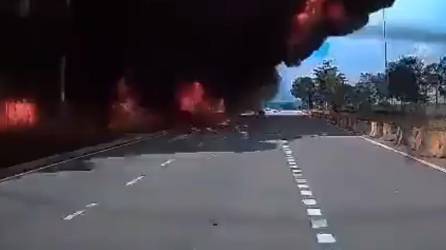 El accidente se produjo poco antes de recibir la luz verde para aterrizar.