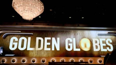 Vista previa de uno de los ambiente decorados en el Beverly Hilton para la 81 edición anual de los Premios Globo de Oro.