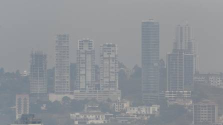 Las personas están padeciendo enfermedades respiratorias por densa capa de humo. (Photo by Orlando SIERRA / AFP)