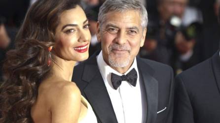 George Clooney y Amal.