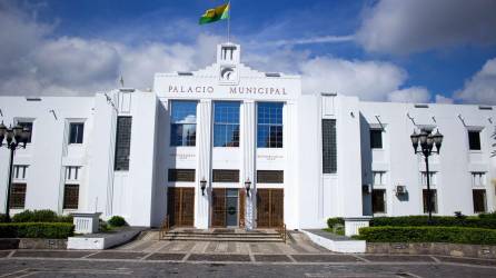 Edificio del Palacio Municipal de la Alcaldía de San Pedro Sula.