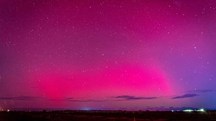 Las auroras boreales pudieron observarse el fin de semana en Chile, Argentina, México y otros países de América Latina.