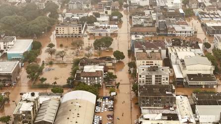 Porto Alegre ha sido la región más afectada por las inundaciones en Brasil.