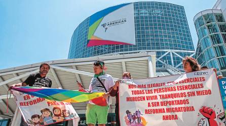 <b>La Cumbre de las Américas se inició ayer en la ciudad de Los Ángeles, California. </b>