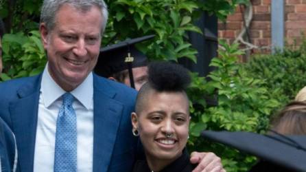 Chiara de Blasio es la hija mayor del alcalde de Nueva York./Twitter.