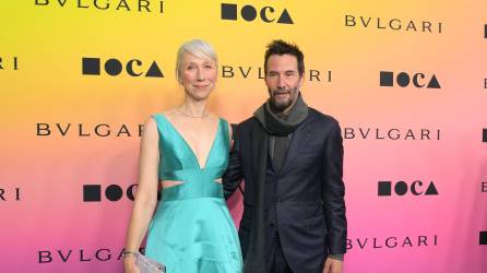 Alexandra Grant y Keanu Reeves.