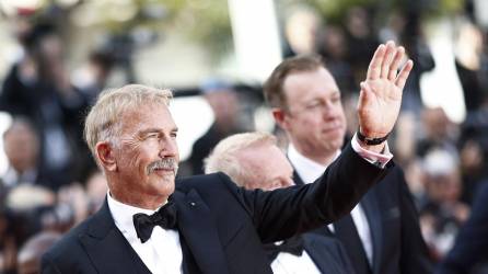 El actor estadounidense Kevin Costner a su llegad a Cannes.