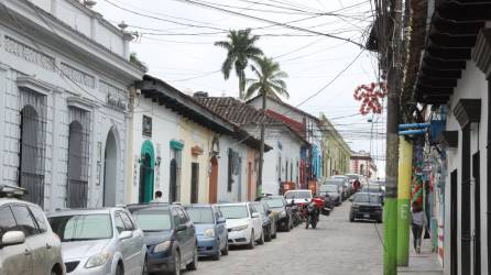 Se colocará concreto estampado en unos 500 metros de la calle Real Centenario de Santa Rosa de Copán.