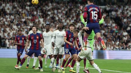 Christensen anotó de cabeza el 1-0 del Barcelona ante el Real Madrid.