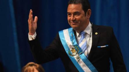 Jimmy Morales, expresidente de Guatemala (2016-2020). Foto AFP