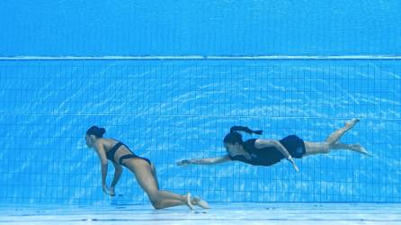 La nadadora estadounidense Anita Álvarez protagonizó el gran susto de la jornada en los Mundiales de Budapest tras desvanecerse mientras realizaba sus ejercicio en la final de sólo libre de natación artística.