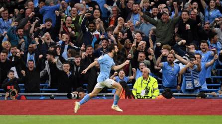 Bernardo Silva gritó a todo pulmón su goles.