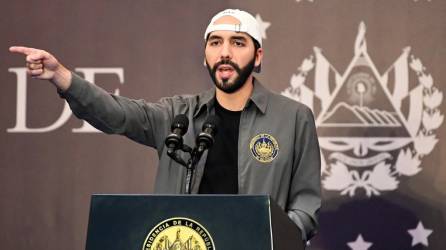 El presidente de El Salvador, Nayib Bukele.