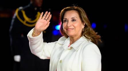 Dina Boluarte, presidenta de Perú.