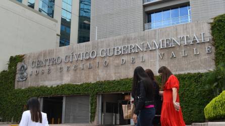 Fotografía muestra al Centro Cívico Gubernamental, donde se ubican la mayoría de oficinas de instituciones que son dependencia del Poder Ejecutivo en Honduras.