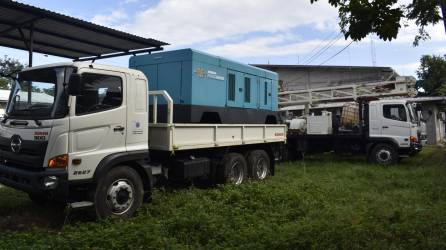 En los predios de la regional de Copeco en La Ceiba, están paralizadas las máquinas desde hace hace 4 meses.