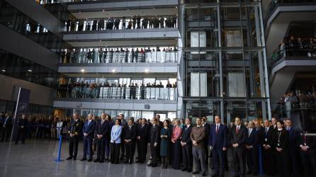 Los ministros de exteriores de la OTAN se reunieron en Bruselas para conmemorar el 75 aniversario de la organización atlántica.