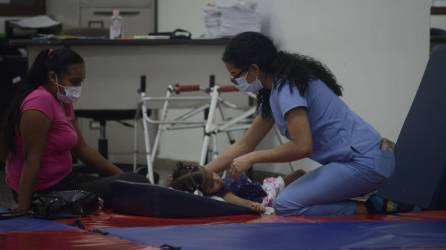 El centro Teletón de San Pedro Sula, el segundo más grande del país, atiende un promedio mensual de ocho mil personas, entre adultos y niños.