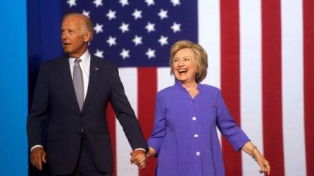 Hillary Clinton y Joe Biden. Foto: AFP/Archivo