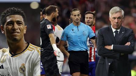 Mira las imágenes más curiosas que dejó el polémico derbi Atlético vs Real Madrid.