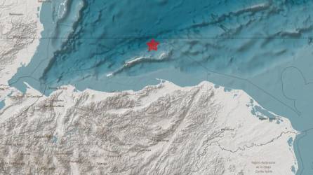 El temblor se registró al norte del insular departamento de Islas de la Bahía, en el litoral Caribe de Honduras.