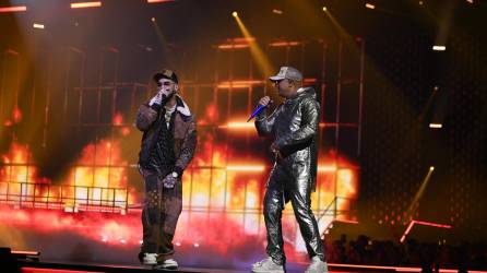 Los reguetonero Anuel AA y Wisin estrenaron su canción en los Latin AMA´s de este jueves.