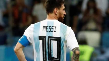 Messi sigue sin marcar gol en este Mundial de Rusia 2018 y Argentina está cerca de quedar eliminado. Foto EFE