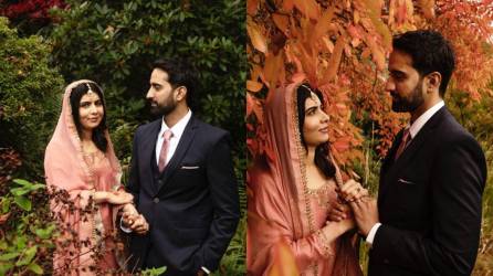 Malala compartió las imágenes de su boda en redes sociales.