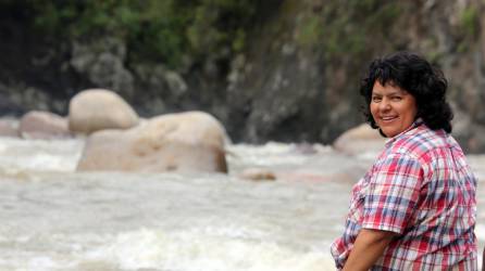 Berta Cárceres, ambientalista asesinada en Honduras.