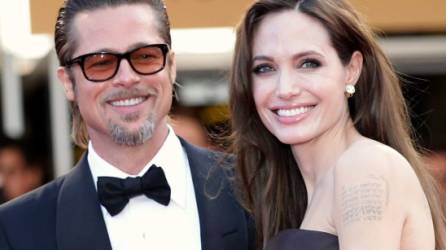 Brad Pitt y Angelina Jolie en una foto de archivo.