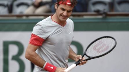 El suizo Roger Federer, luego de perder contra Gulbis.