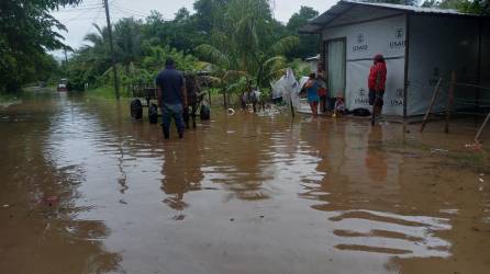 Los municipios del departamento de Cortés (al norte) son las regiones más afectadas hasta ahora por las lluvias.