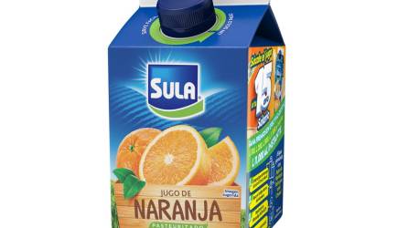 Inicie a disfrutar más del sabor del jugo de naranja clásico Sula en las presentaciones de medio litro (473 ml) y litro (946 mil) y empiece a ganar.