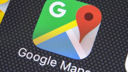 Vista del logo de Google Maps.
