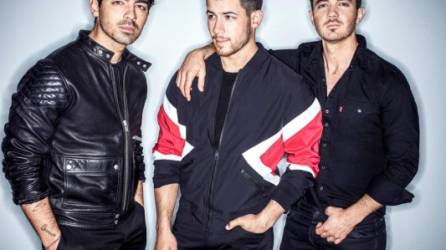 Los estadounidenses Jonas Brothers, Joe, Nick y Kevin. EFE/Universal Music