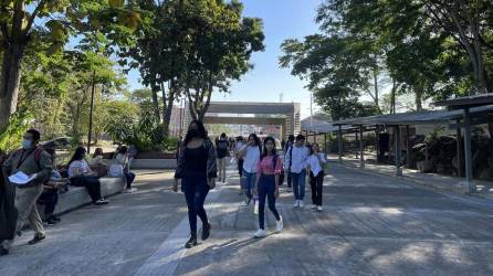 A las 6:00 am abrieron los portones de Unah-vs para recibir la comunidad universitaria.