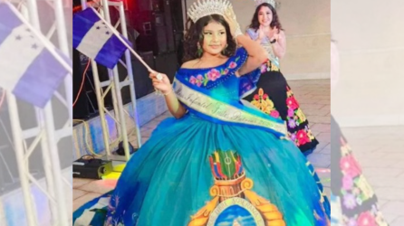 Video: Niña impacta con espectacular vestido alusivo a Honduras