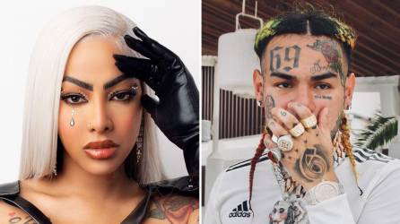 Yailin agredió fisicamente a Tekashi.