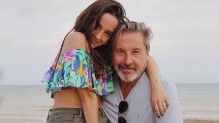 Evaluna junto a su famoso padre Ricardo Montaner.